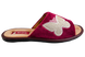 Женские тапочки БЕЛСТА из велюра цвета марсала украшены бабочкой - 3