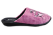Женские закрытые тапочки БЕЛСТА из сиреневого велюра украшены вышивкой Девушки с розой - 3