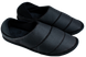 Мужские закрытые стёганные тапочки БЕЛСТА из чёрного текстиля с закрытой пяточкой - 1