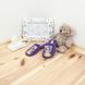 Детские фиолетовые войлочные тапочки БЕЛСТА с куклой LOL - 1
