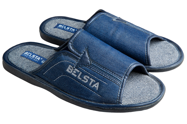 Подростковые открытые тапочки БЕЛСТА из джинса - 1