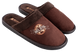 Мужские закрытые тапочки БЕЛСТА из коричневого замша украшены вышивкой - 1