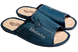 Мужские открытые тапочки БЕЛСТА из джинса и вставки из эко кожи - 1